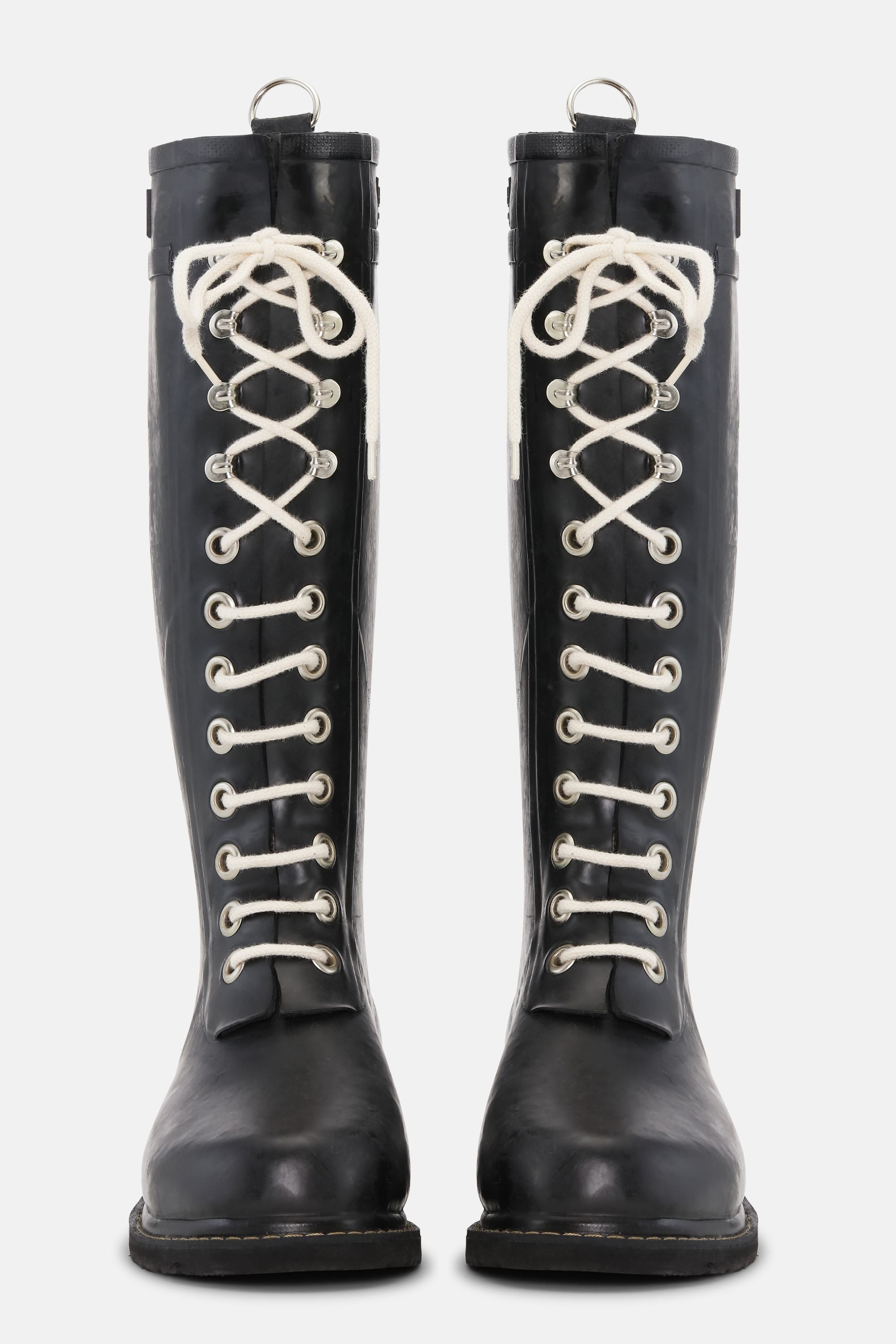 Long Rubber Boots - Black
